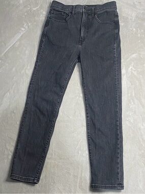 Express Black High-Rise Straight Jeans